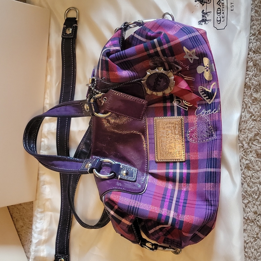 Coach purse and matching wallet